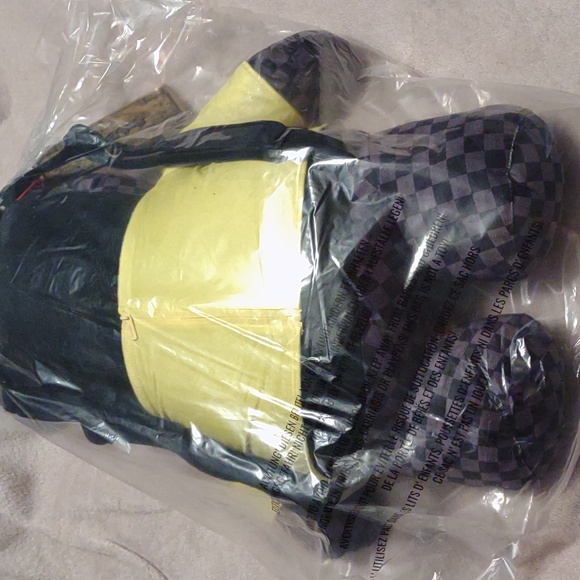 🩷SPRAYGROUND🩷😊 Spongebob😊 SquarePants Money Bear Backpack,grey checker pants - Picture 15 of 15